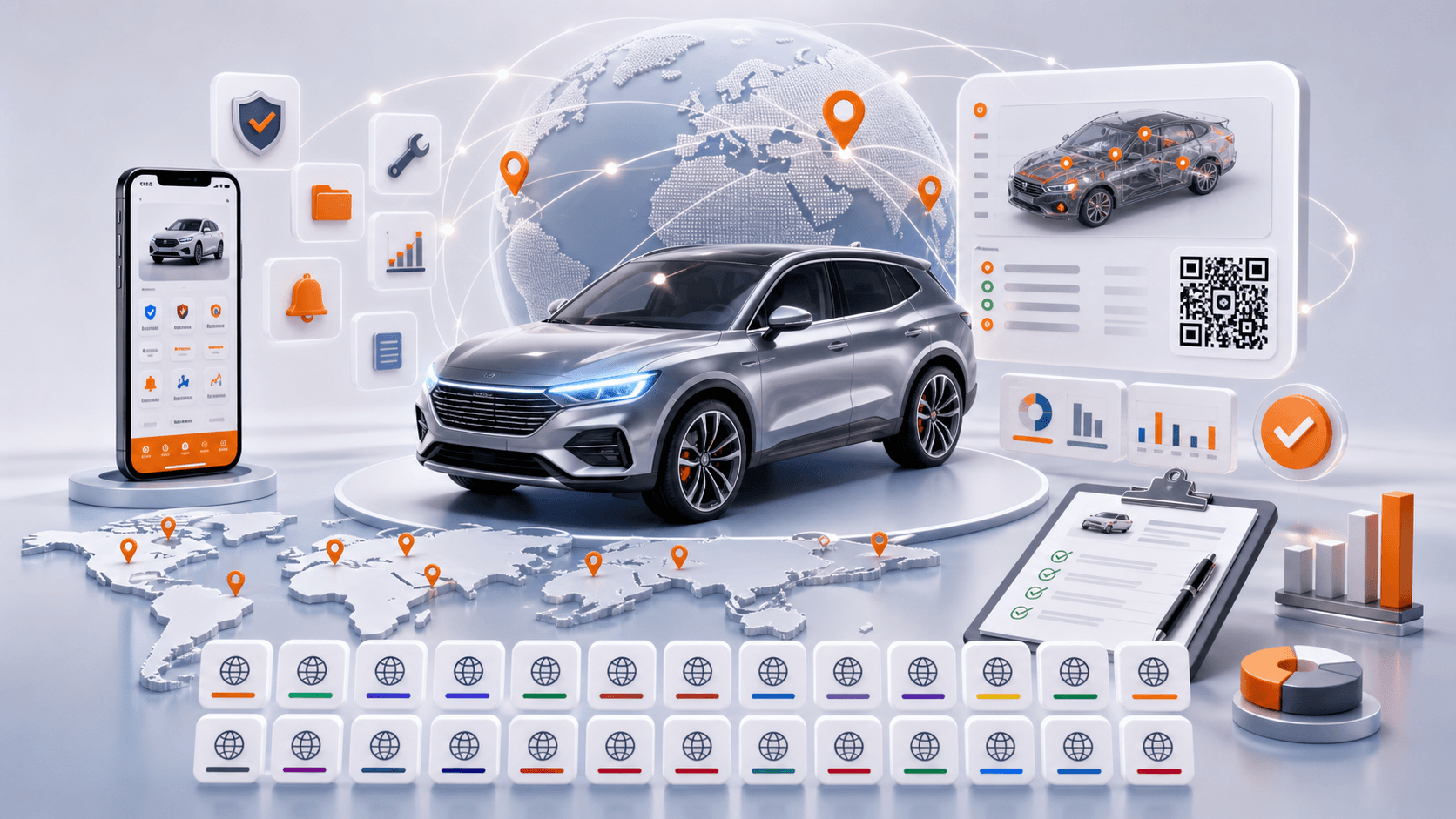 Global vehicle lifecycle platform coverage